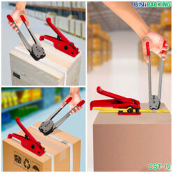 ứng dụng Bộ dụng cụ căng - siết - đóng đai nhựa PP/PET CST-119