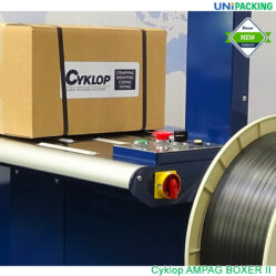 Thông số kỹ thuật ứng dụng máy đóng đai thùng tự động Ampag Boxer II