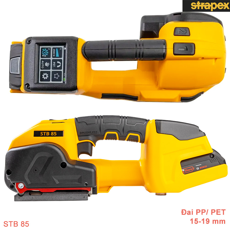 đặc tính thông số kỹ thuật máy đai nhựa PET STB 85 Strapex