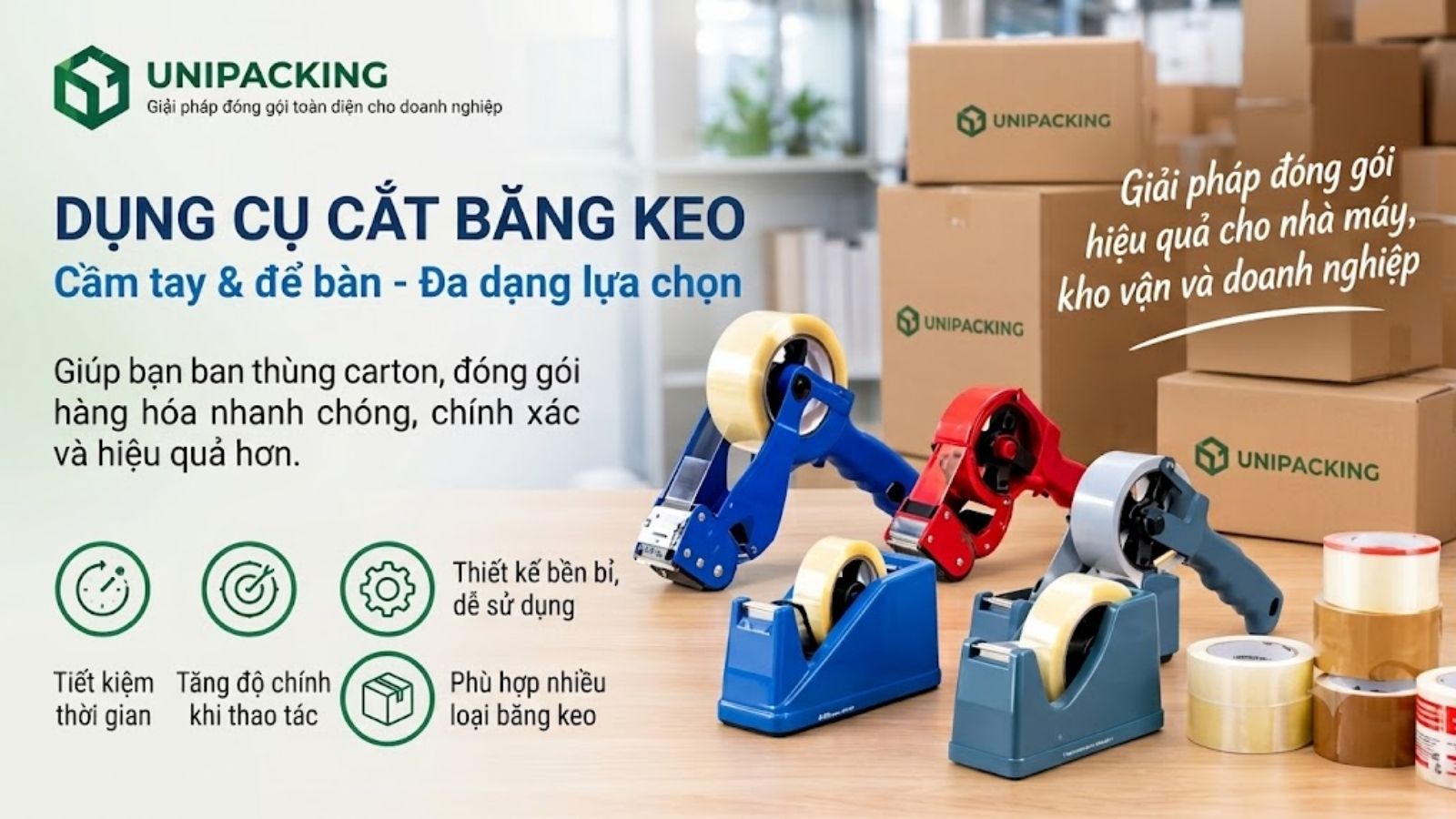 Dụng cụ cắt băng keo cầm tay