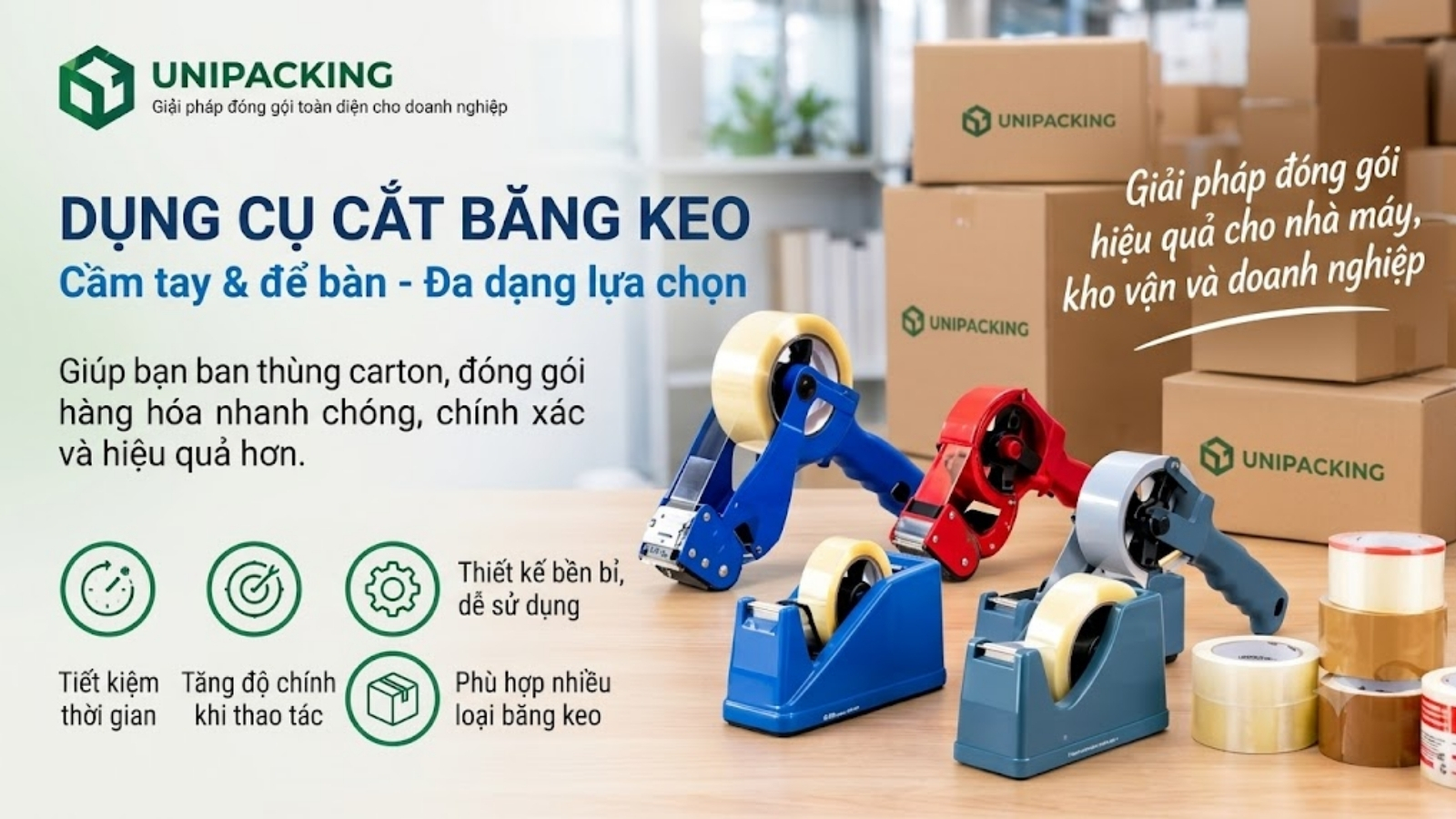 Dụng cụ cắt băng keo cầm tay