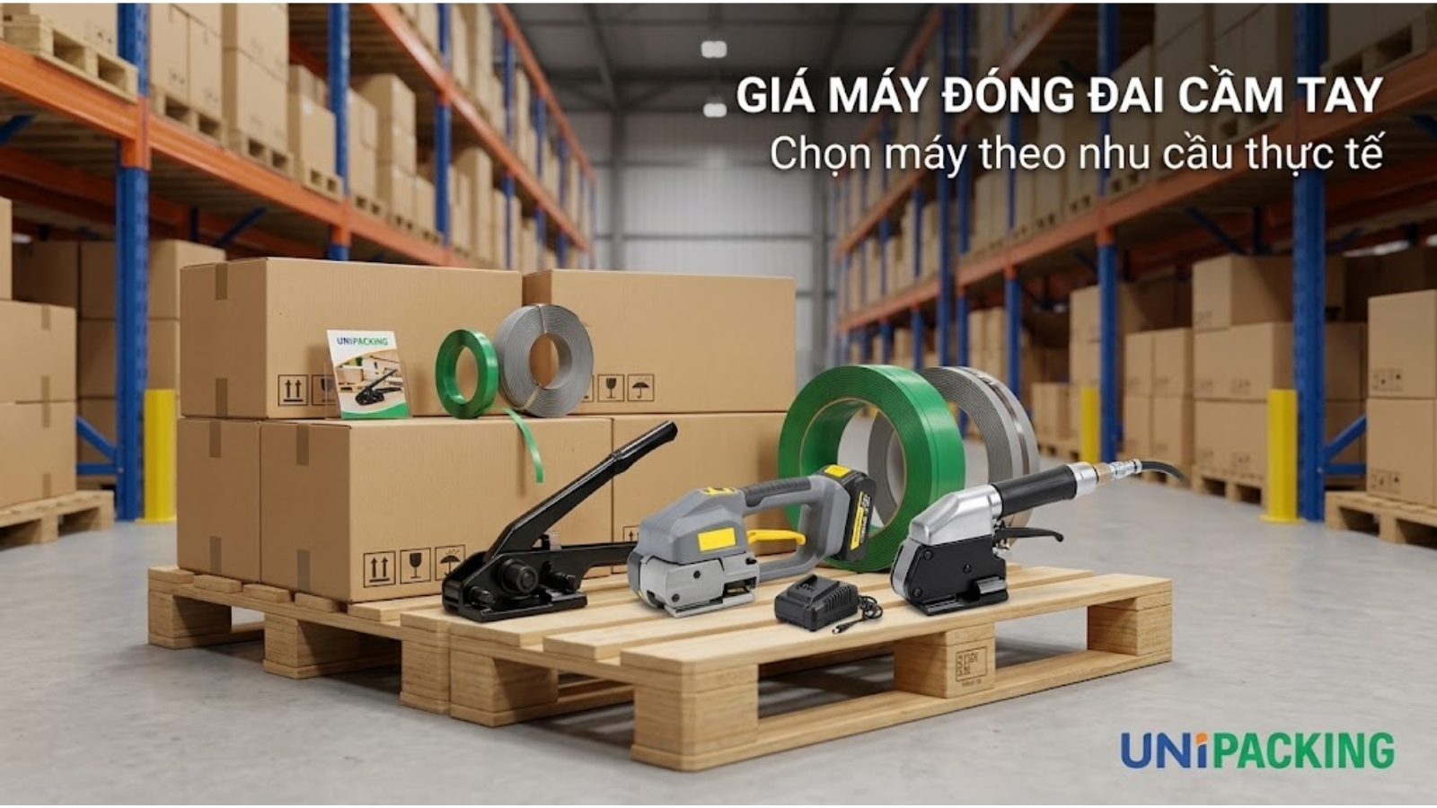 Giá máy đóng đai cầm tay bao nhiêu Chọn máy theo nhu cầu thực tế
