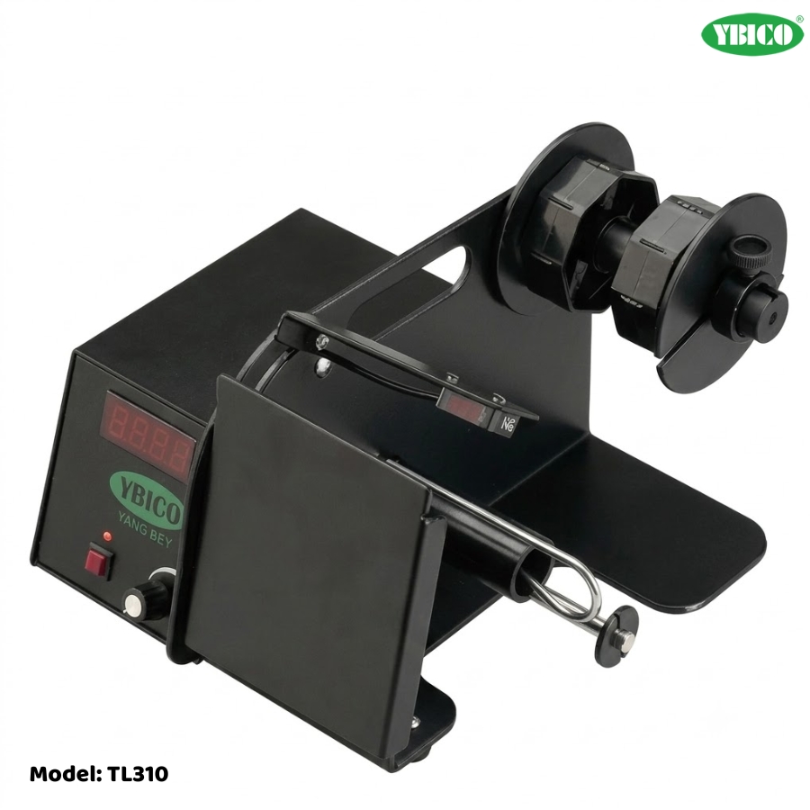 Máy phân phối nhãn tự động và băng keo VHB Ybico TL310