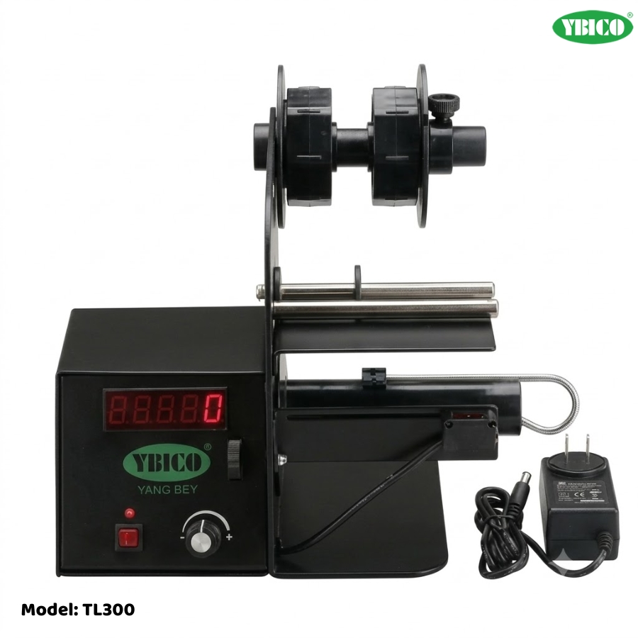 Máy tách nhãn tự động và băng keo VHB Ybico TL300